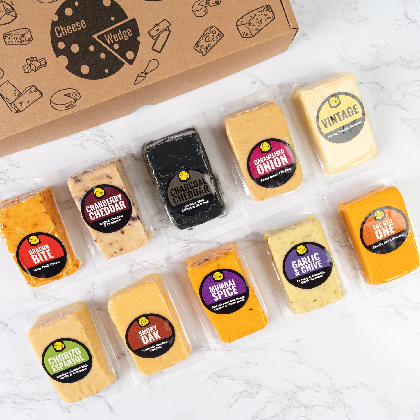 The Cheese Wedge Company Selection Box Cheese Selection Box