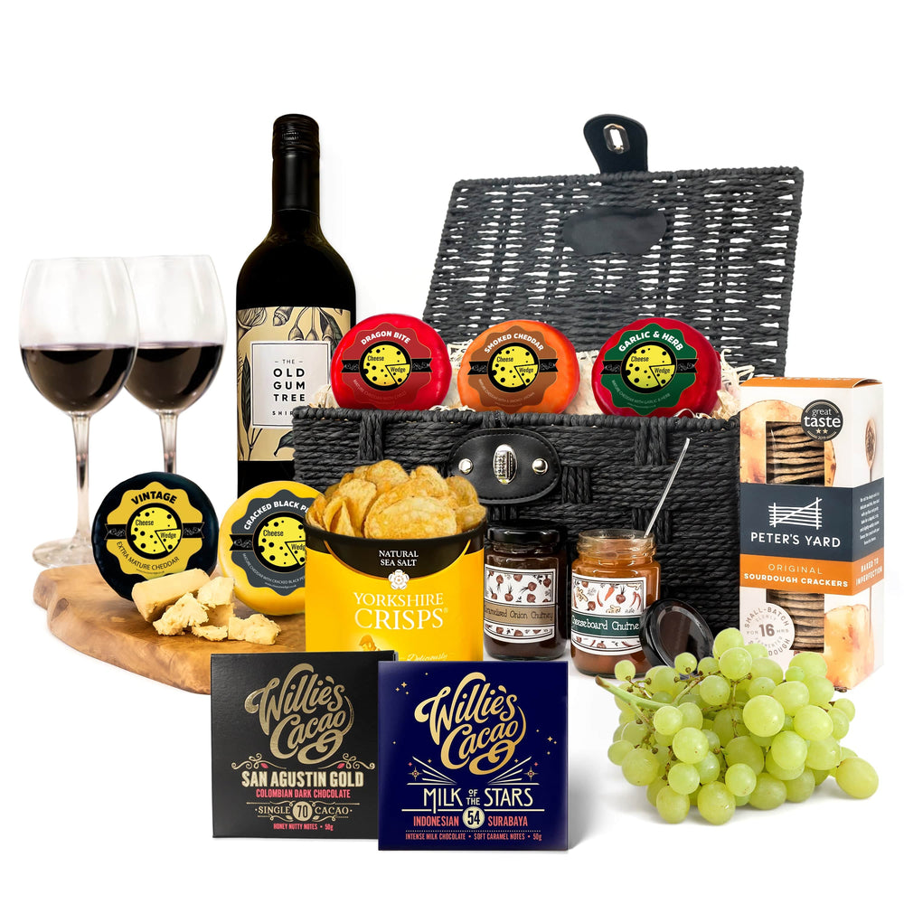 The Cheese Wedge Company Alcohol Hamper The Grand Cheese Hamper