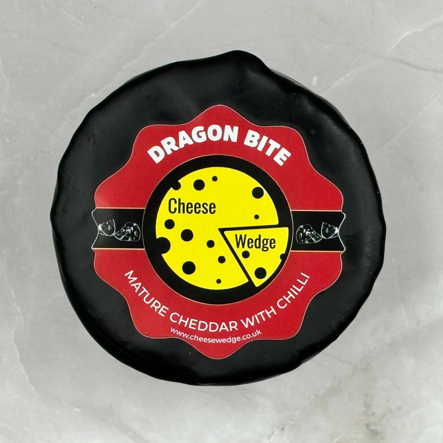 The Cheese Wedge Company Truckles Dragon Bite - Waxed Truckle 200g