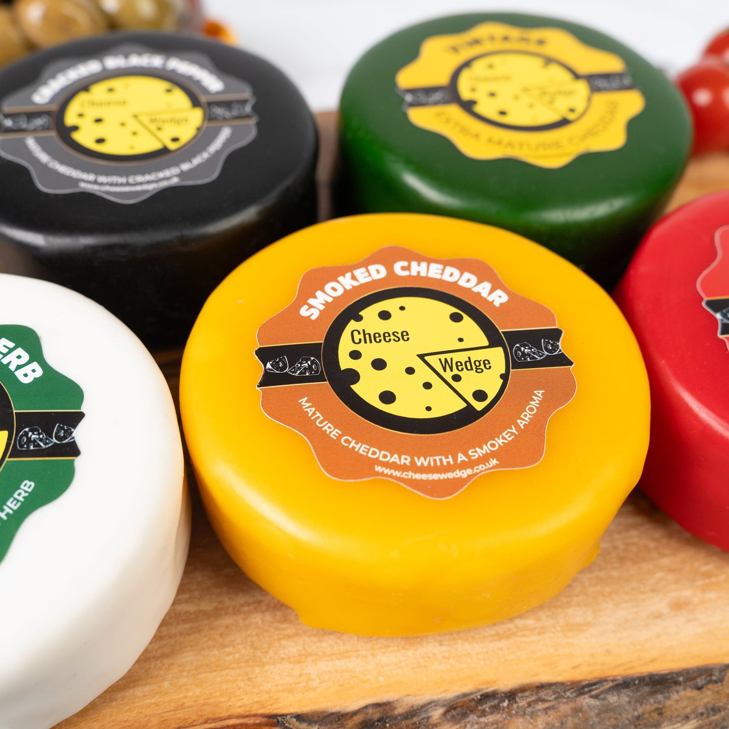 The Cheese Wedge Company Selection Box 5 X Cheese Truckle Bundle