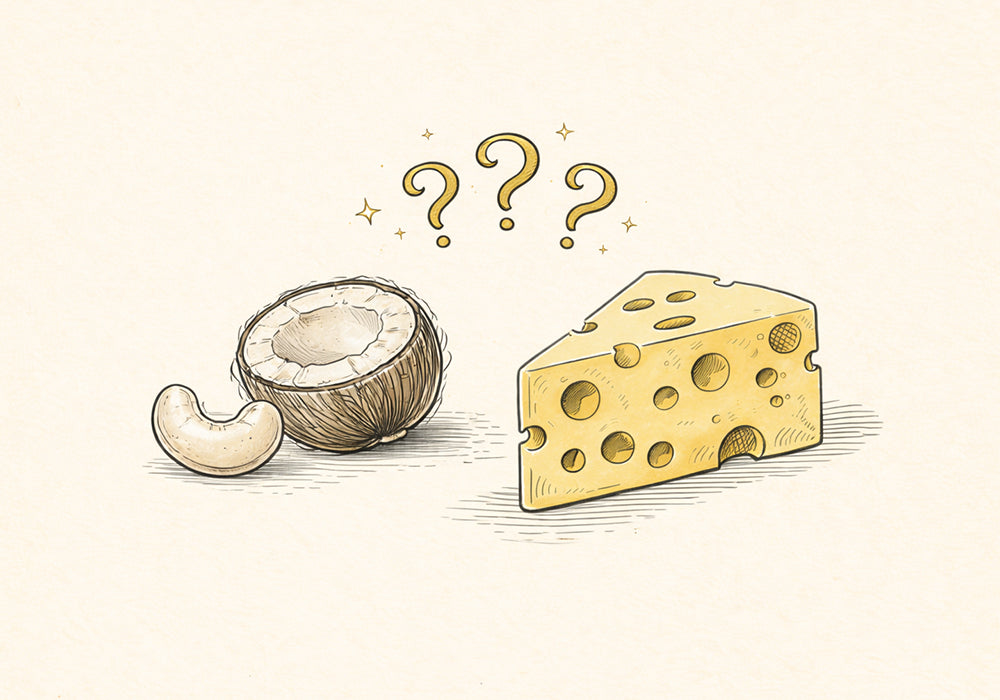 what is vegan cheese made from