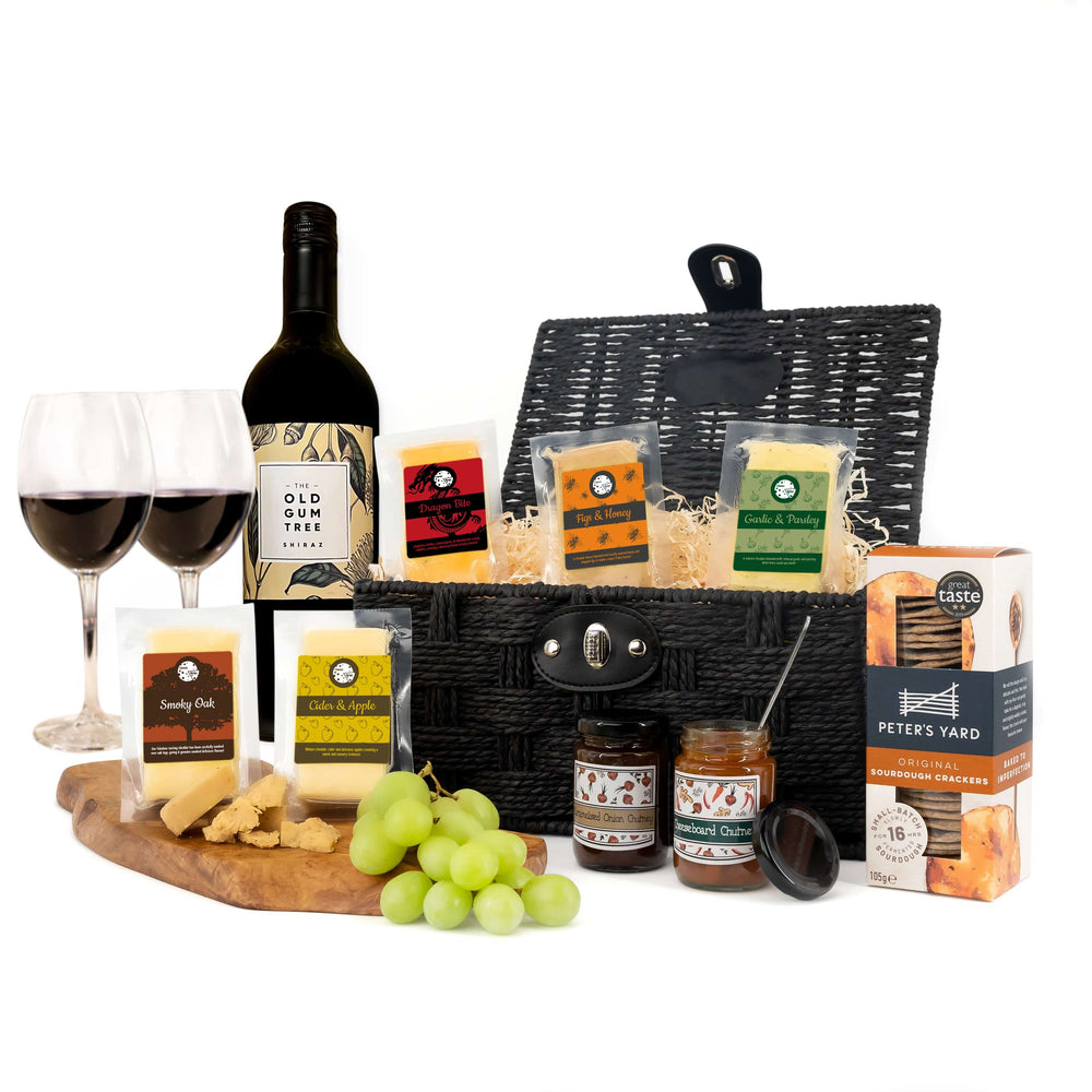 
                      
                        The Cheese Wedge Company Alcohol Hamper Cheese & Wine Hamper
                      
                    