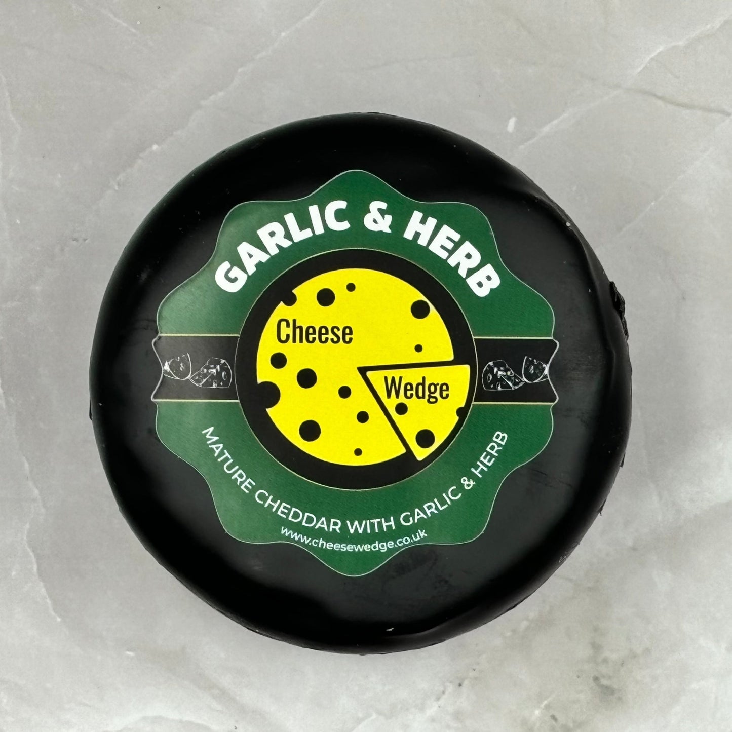 The Cheese Wedge Company Truckles Garlic & Herb - Waxed Truckle 200g