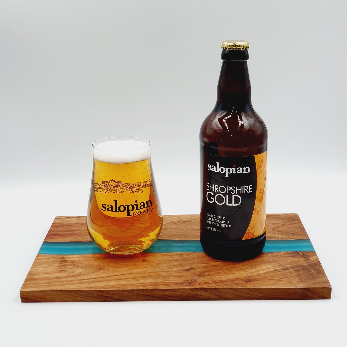 The Cheese Wedge Company ACCOMPANIMENTS Salopian - Shropshire Gold