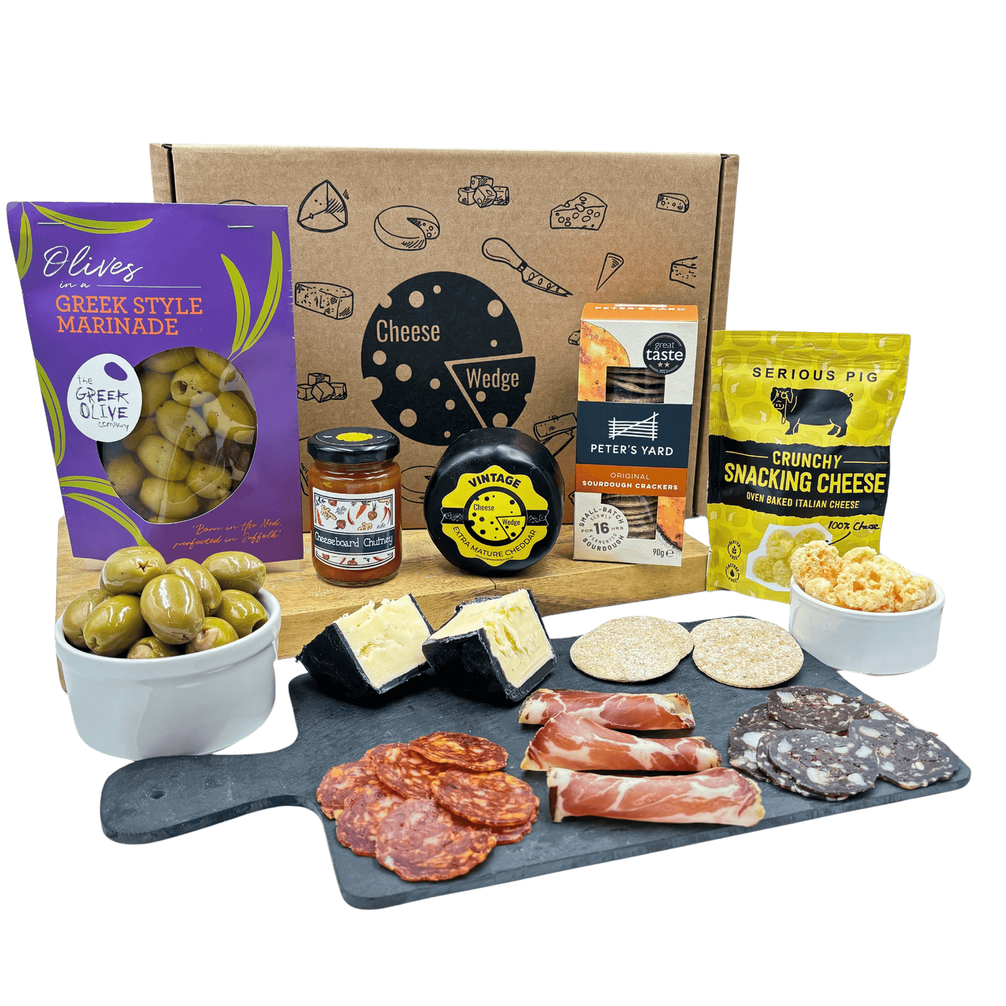 The Cheese Wedge Company Charcuterie Selection Box