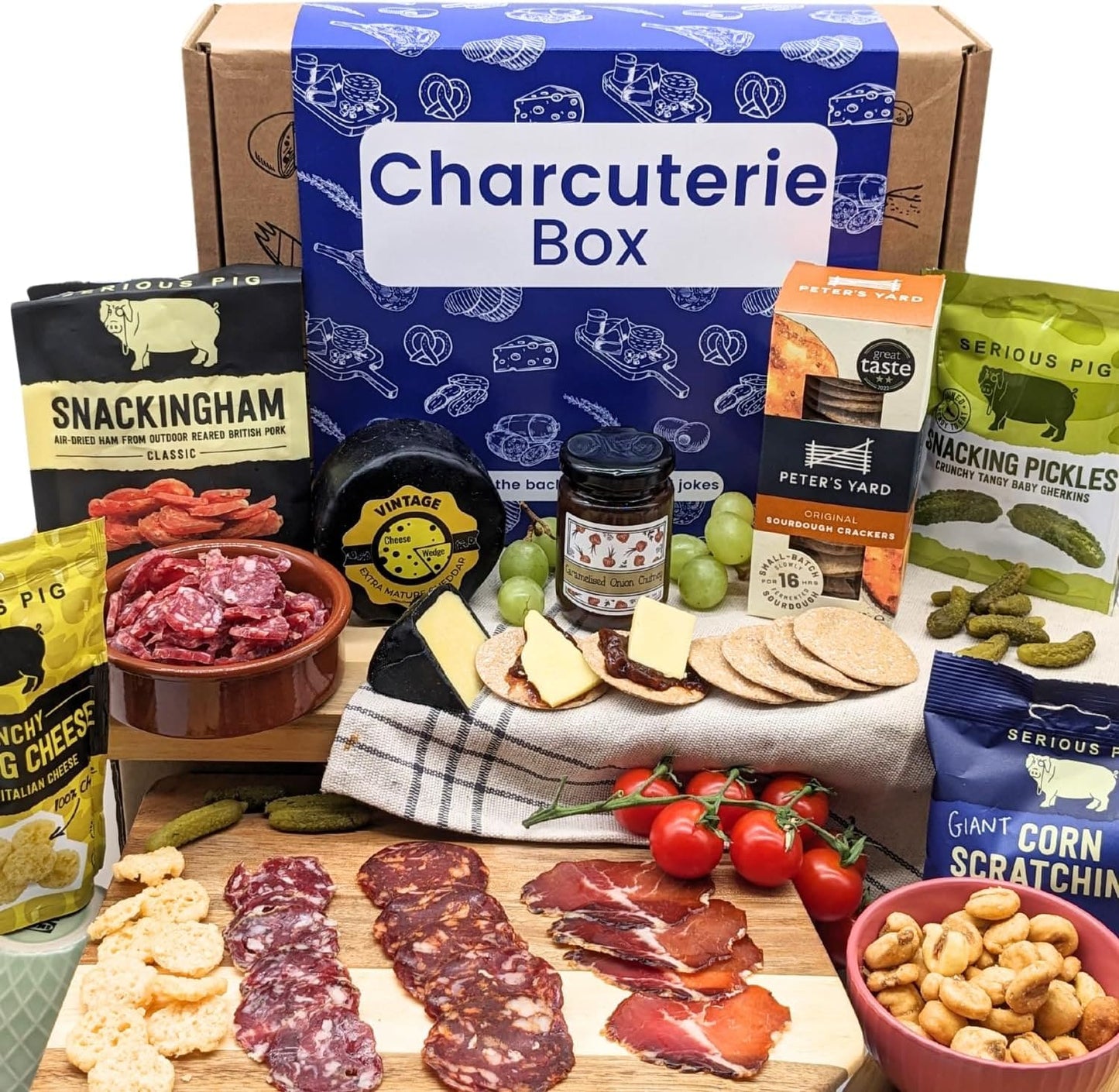 
                  
                    The Cheese Wedge Company Charcuterie Gift Pack | Packed Full Of Delicious Treats
                  
                