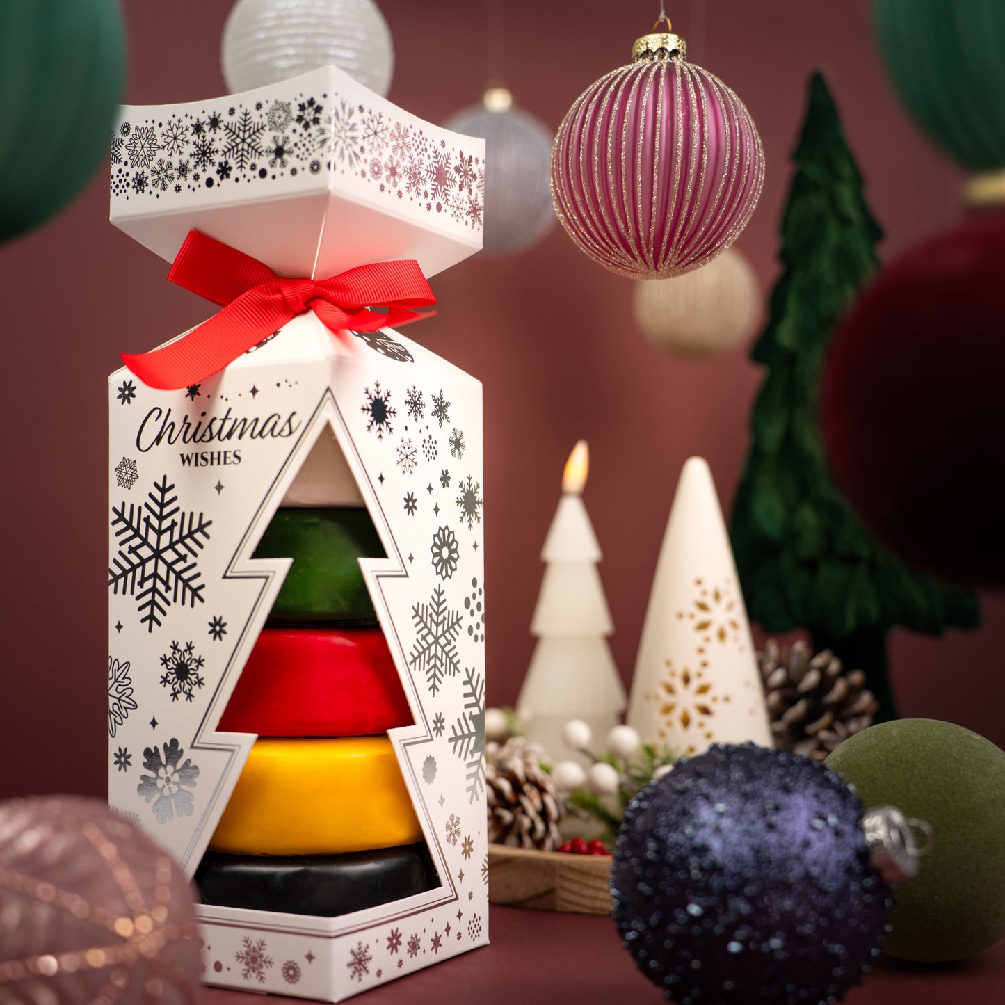 The Cheese Wedge Company The Christmas Tree Cheese Cracker |