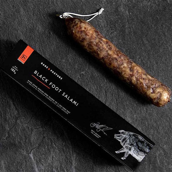 Rare & Pasture Charcuterie Black Foot Salami - (185g)