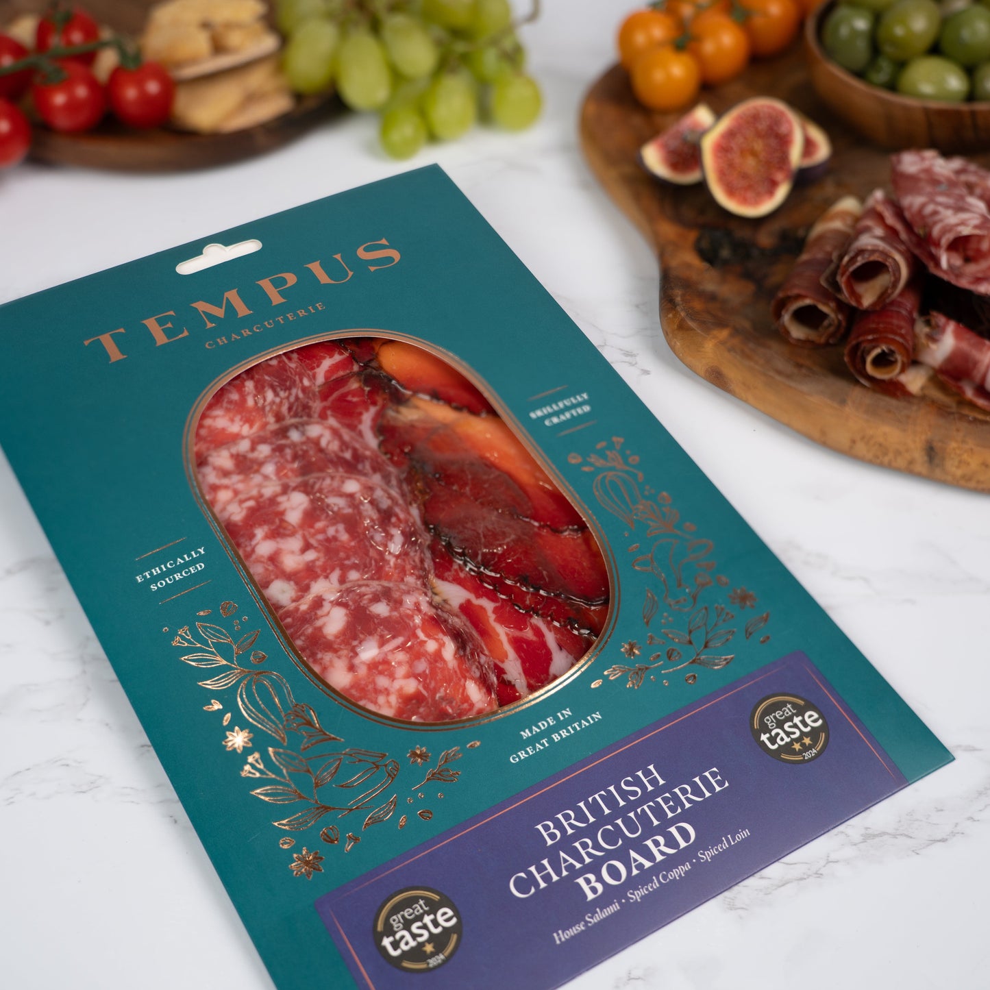 The Cheese Wedge Company Charcuterie Charcuterie Selection - Tempus Three Meats (60g)