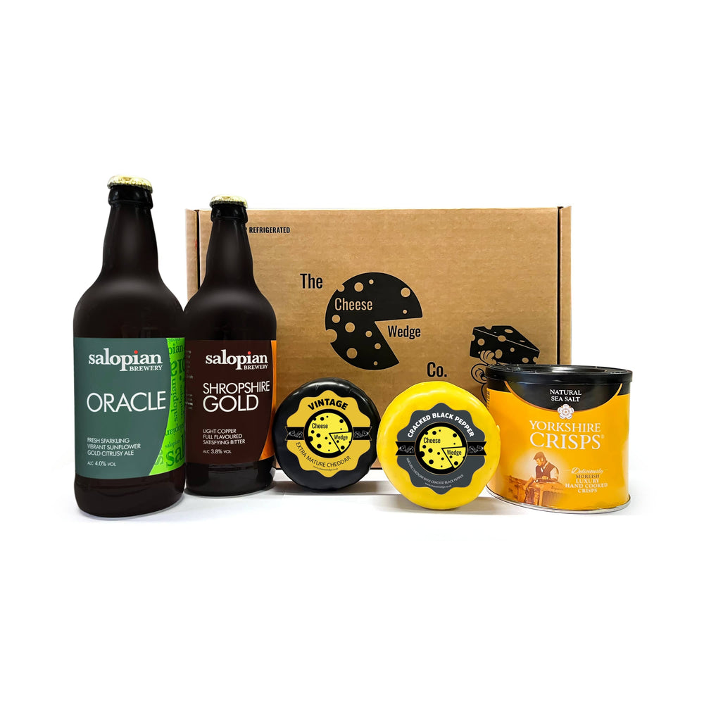 
                      
                        The Cheese Wedge Company Alcohol Hamper Cheese & Beer Gift Hamper
                      
                    