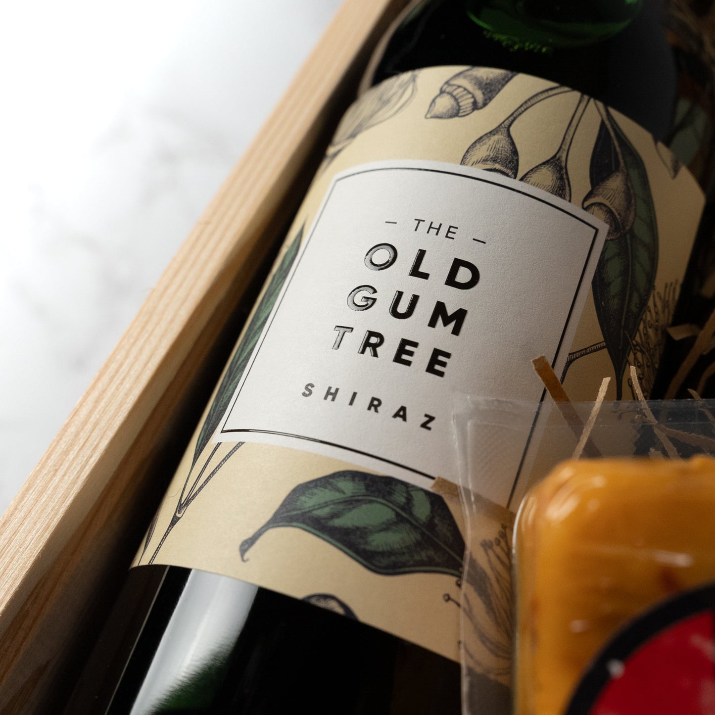 The Cheese Wedge Company Alcohol Hamper Cheese Wedges And Wine Gift Box