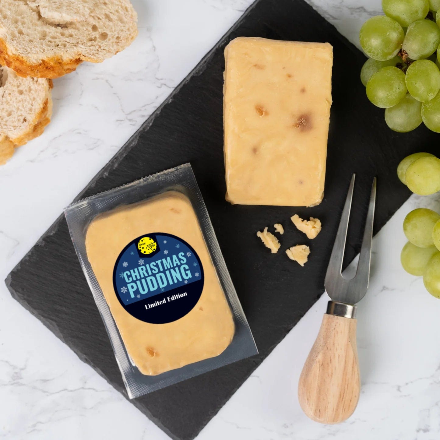 The Cheese Wedge Company Wedge Christmas Pudding Cheese - Limited Edition
