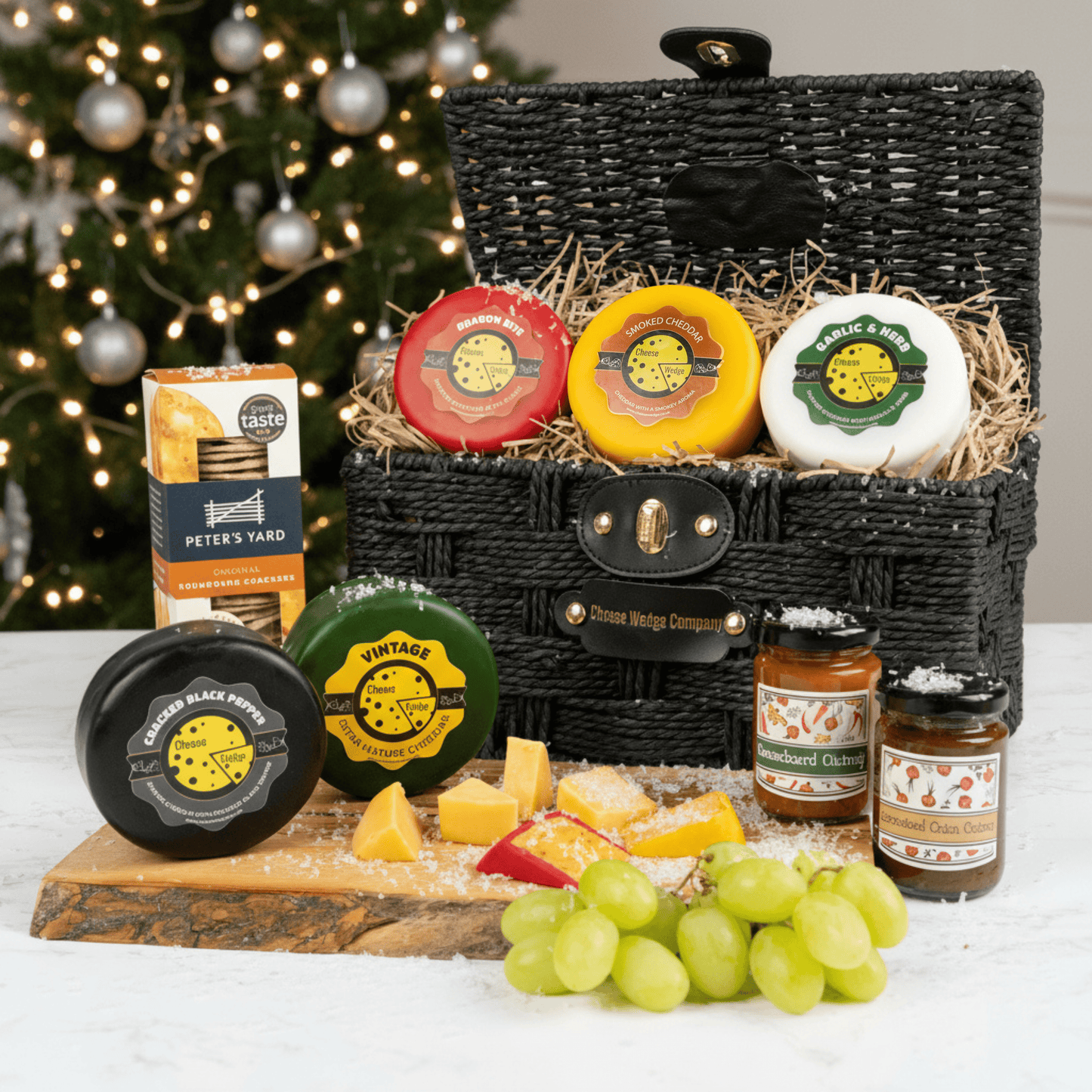 The Cheese Wedge Company Luxury Cheese Truckle Hamper
