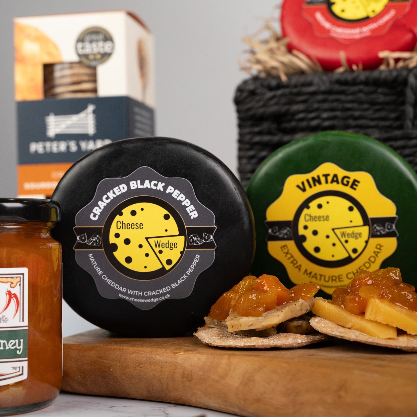 The Cheese Wedge Company Alcohol Hamper The Grand Cheese Hamper