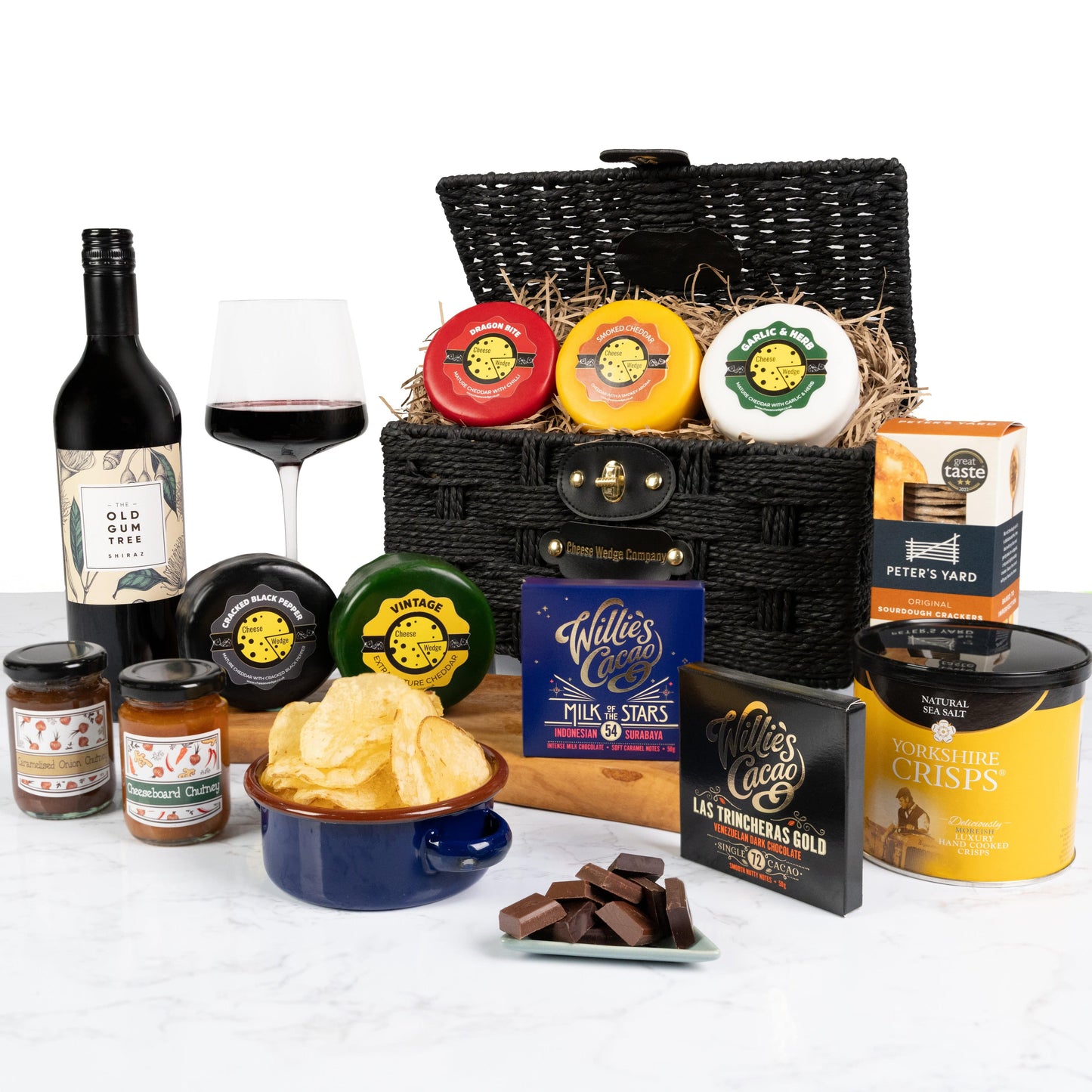 The Cheese Wedge Company Alcohol Hamper The Grand Cheese Hamper
