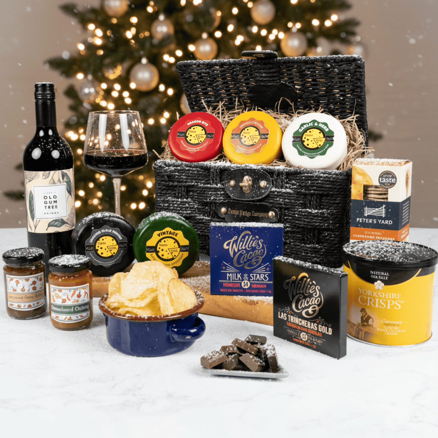 The Cheese Wedge Company Alcohol Hamper The Grand Cheese Hamper